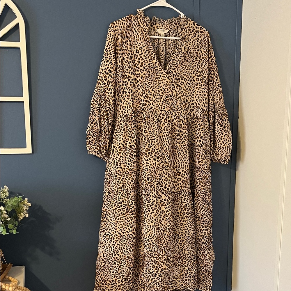 Leopard Print Women's Dress